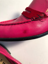 Load image into Gallery viewer, Size 8- Fuchsia Pink Penny Loafer