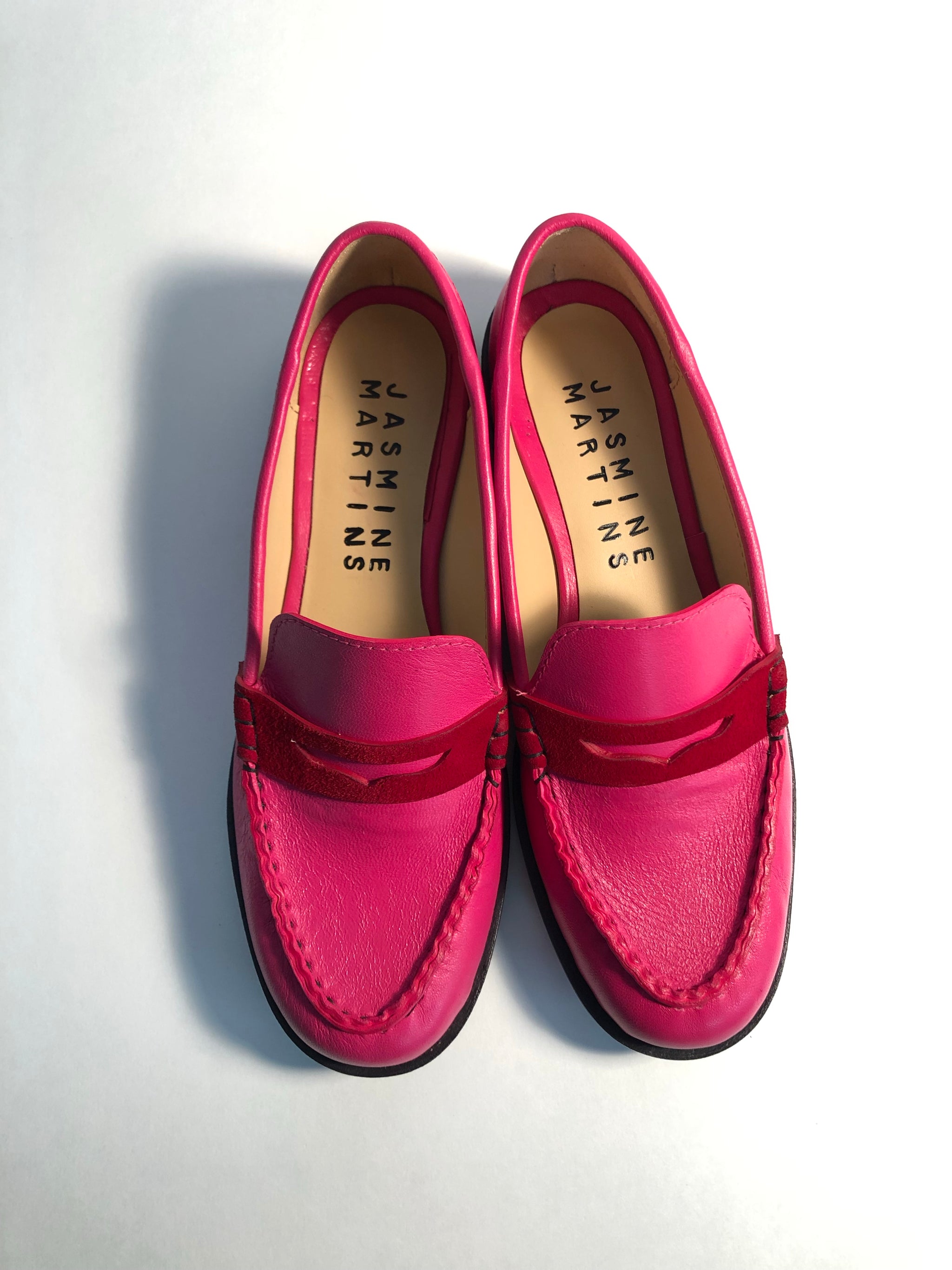 Size 8- Fuchsia Pink Penny Loafer – Jasmine Martins Footwear
